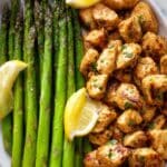 One-Pan Garlic Butter Chicken with Asparagus Recipe