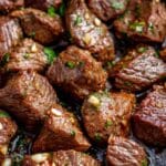 Air Fryer Garlic Butter Steak Bites Recipe