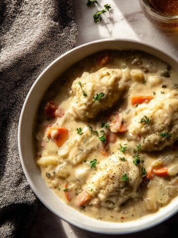 Crockpot Creamy Chicken and Dumplings Recipe