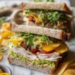Honey Mustard Turkey Avocado Sandwich Recipe