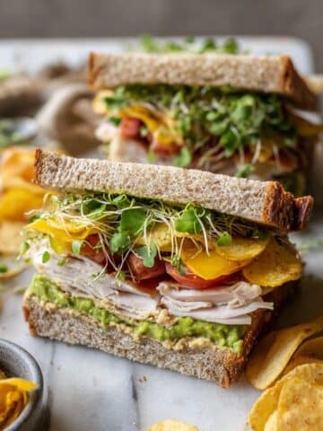 Honey Mustard Turkey Avocado Sandwich Recipe