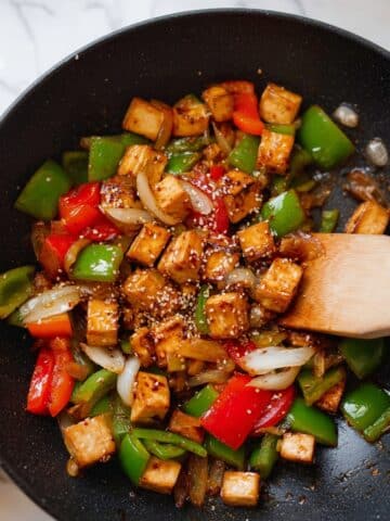 Tofu Bell Pepper Stir Fry Recipe