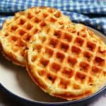 Easy Everything Bagel Chaffles Recipe