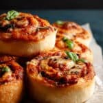 Pizza Rolls with Basil, Sundried Tomatoes, and Garlic Butter Recipe