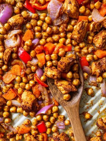 Chicken Shawarma Sheet Pan Dinner Recipe