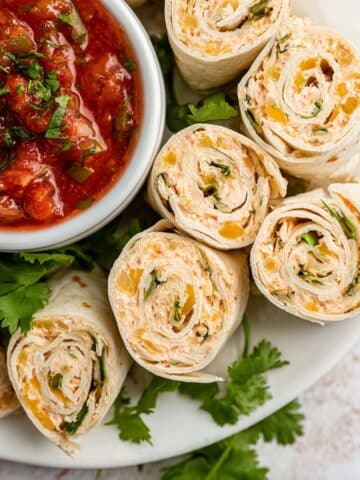 Mexican Cream Cheese Pinwheels Recipe