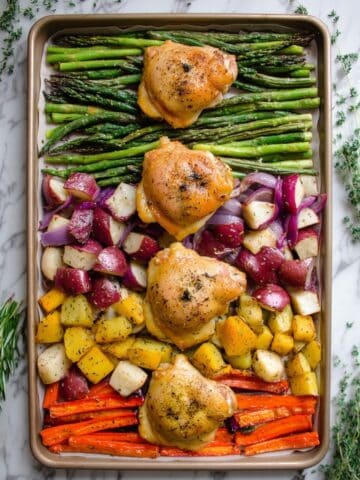 Sheet Pan Chicken and Vegetables Recipe