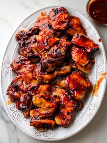 Oven Baked Chicken Thighs with Smoky BBQ Sauce Recipe