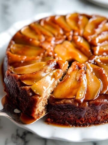 Caramel Apple Upside Down Cake Recipe