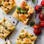 Garlic Rosemary Herb Focaccia Recipe
