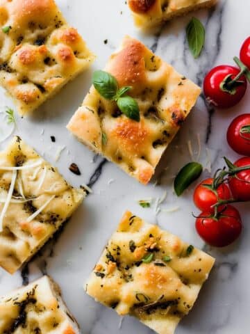 Garlic Rosemary Herb Focaccia Recipe