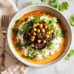 Roasted Eggplant Curry with Chickpeas Recipe