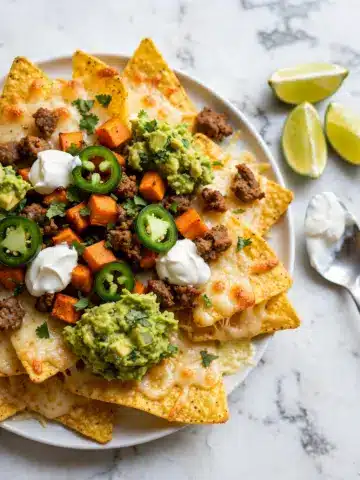 Chipotle Chicken Nachos with Jalapeño Yogurt Recipe