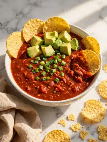 Crockpot Buffalo Chicken Chili Recipe