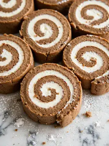 Homemade Pumpkin Roll with Cream Cheese Frosting Recipe