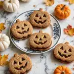 Milk Chocolate Stuffed Jack-O'-Lantern Cookies Recipe