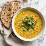 Coconut Sweet Potato Lentil Soup with Rice Recipe