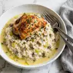 Crockpot Herb Butter Chicken and Wild Rice Recipe