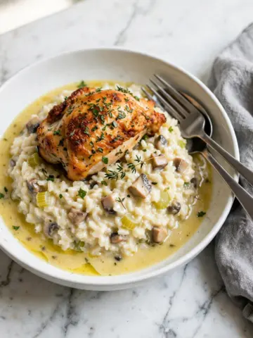 Crockpot Herb Butter Chicken and Wild Rice Recipe
