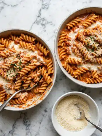 One Pot Creamy Tomato Beef Pasta Recipe