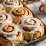 Apple Cinnamon Rolls with Brown Butter Maple Icing Recipe