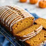 Pumpkin Bread with Creamy Vanilla Glaze Recipe