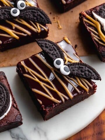 Spooky Gluten-Free Bat Brownies Recipe