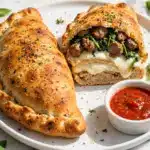 Sausage Ricotta Calzones Recipe