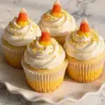 Candy Corn Layered Cupcakes Recipe